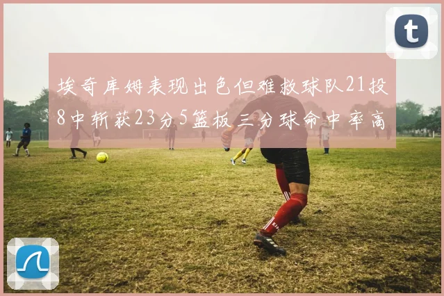 埃奇库姆表现出色但难救球队21投8中斩获23分5篮板三分球命中率高达45